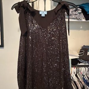 New with tags women’s sequined tank, size small.